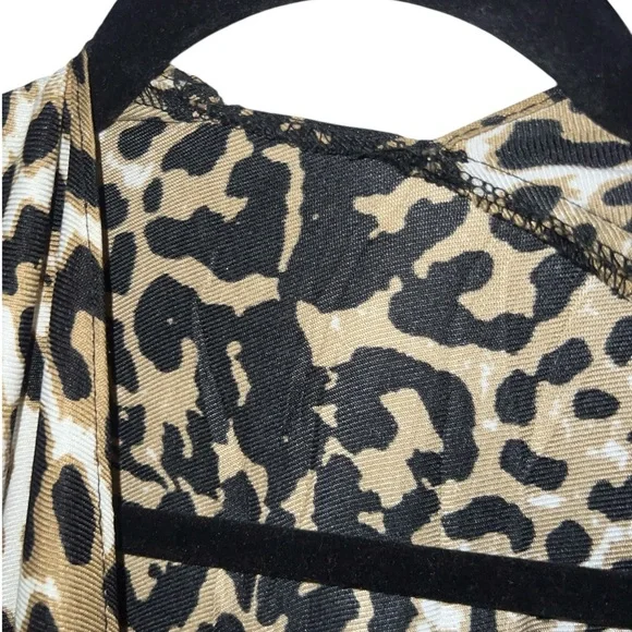 Leopard Print Kimono – One Size | Lightweight Layering Piece - Picture 9 of 15